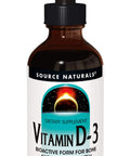 Source s Vitamin D-3 Liquid Drops 2000 iu Supports Bone & Immune Health - 4 Fluid oz