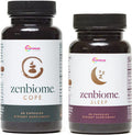 Microbiome Labs Stress Management Bundle - ZenBiome Cope (60 Capsules) Zenbiome Sleep (30 Capsules) - Two 'Psychobiotic' Probiotic Supplements