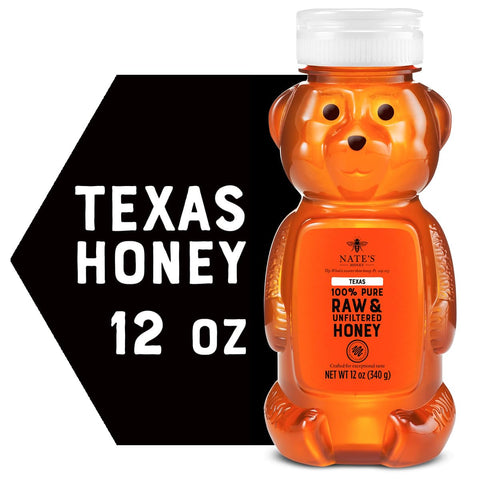 Nate's Texas Honey - 32 oz. Squeeze Bottle | 100% Pure, Raw & Unfiltered - All-Natural Sweetener