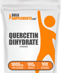 Bulksupplements.Com Quercetin Dihydrate Powder - Quercetin Supplements, Quercetin 1000Mg, Quercetin Powder - Antioxidants Supplement, Gluten Free, 1000Mg Per Serving, 100G (3.5 Oz)