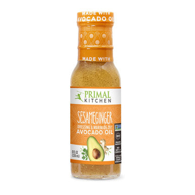 Primal Kitchen Sesame Ginger Vinaigrette & Marinade Salad Dressing Made With Avocado Oil Paleo Friendly & Keto Certified 8 Fluid Ounces