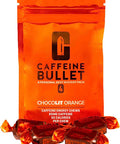 Caffeine Bullet Energy Chews. Chocolate Orange - 40 * 85mg Caffeine Gummies: kick faster than energy gels for a cycling, endurance sports & stay awake chocolate boost