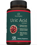 Sunergetic Premium Uric Acid Support Supplement ÃƒÂ¢Ã¢â€šÂ¬Ã¢â‚¬Å“ Uric Acid Cleanse & Kidney Support ÃƒÂ¢Ã¢â€šÂ¬Ã¢â‚¬Å“ Includes Tart Cherry Chanca Piedra Celery Extract & Turmeric - 120 Capsules
