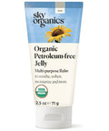 Sky Organics Organic Petroleum- Jelly, Multi-Purpose Skin Care Balm With Organic Shea Butter, Coconut Oil, Olive Oil & Vitamin E, Moisturizing Lip Balm & Moisturizer For Dry Skin, 2.5 Oz W Ebook