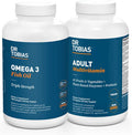 Dr. Tobias Omega 3 Fish Oil and Adult Multivitamin Includes Probiotics and PlantBased Enzymes Promoting Overall Health Made with Wholefoods