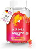 IvyBears Superpower Kids Multivitamin Gummies for Immune Support Strengthen Children's Immune Systems with Vitamins C D2 B6 A Fully Natural BerryFlavored GermanMade Daily Supplement