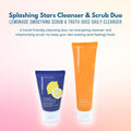 Ole Henriksen Olehenrikse Splashing Stars Cleanser & Scrub Duo:: Lemonade Smoothing Scrub, Truth Juice Daily Cleanser - Travel-Friendly Face Wash Skin Care Cleansing Set - Exfoliating, 1 Ounce