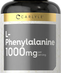 Carlyle L Phenylalanine 1000mg | 200 Capsules | Non-GMO and Gluten Formula | Form L-Phenylalanine Supplement