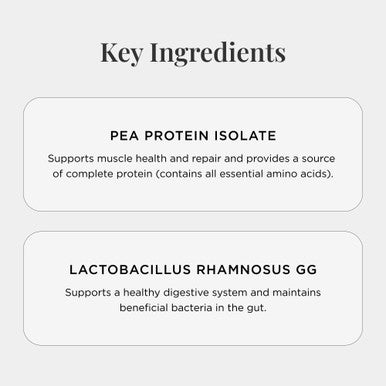 JSHealth Vegan Pea Protein Powder Vanilla Bean Flavor 300G