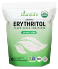 Durelife USDA organic erythritol sweetener, non gmo verified, Keto certified, No After Taste, Kosher, Zero Calorie Plant-Based Sugar Alternative 5 LB