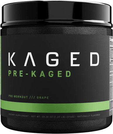 Kaged Muscle Pre Workout Powder Preworkout for Men & Pre Workout Women, Delivers Intense Workout Energy, Focus & Pumps; Supplements, Grape, Natural Flavors