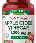 Nature's Truth Apple Cider Vinegar Vegan Capsules | 1200mg | 60 Veggie CapsulesPack of 3