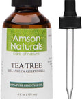 Tea Tree Essential Oil 4oz / 120 ml - 100% Pure & Natural by Amson Naturals