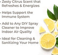 Organic Lemon Essential Oil. 30 ml (1 oz). 100% Pure, Undiluted, Therapeutic Grade.