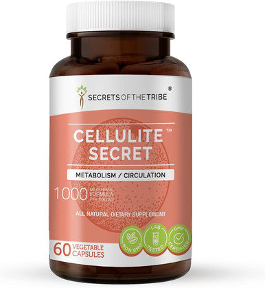 Cellulite Secret 60 Capsules, 1000 mg, Gotu Kola, Alfalfa, Rosemary, Dandelion, Beet Root, Fenugreek Metabolism/Circulation (60 Capsules)