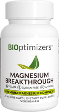 Magnesium Breakthrough Supplement 4.0 - Has 7 Forms Of Magnesium: Glycinate, Malate, Citrate, And More - Natural Sleep And Brain Supplement - 30 Capsules