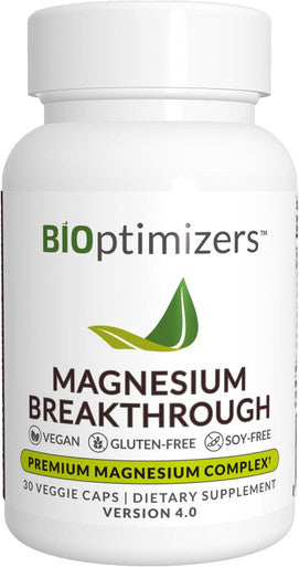 Magnesium Breakthrough Supplement 4.0 - Has 7 Forms Of Magnesium: Glycinate, Malate, Citrate, And More - Natural Sleep And Brain Supplement - 30 Capsules
