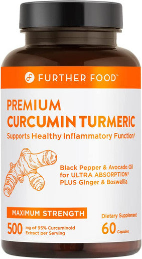 Premium Curcumin Turmeric AntiInflammatory Capsule 30x More Powerful Than Ordinary Turmeric 500mg Premium High Potency 95 Curcumin Supplement. Immune Joint Support 2Month Supply