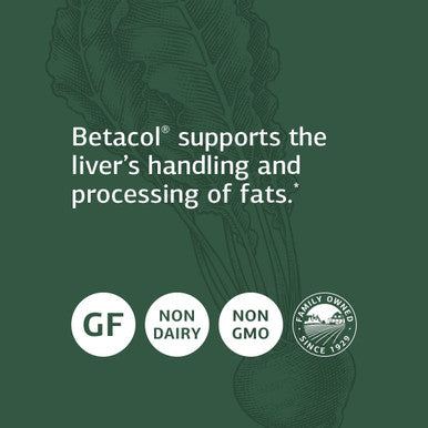 Standard Process Betacol Liver Support Whole Food Supplement