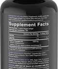 Vegan Flaxseed Oil 1200mg Herbal Supplement with PlantBased ALA Omega 3 Vegan NonGMO Project Verified Gluten Soy Carrageenan 180 Veggie softgels