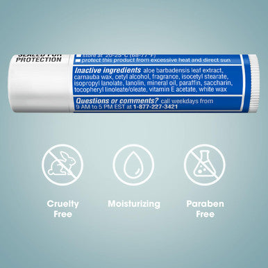 Chapstick Bulk SPF Lip Balm 144-Count Original 2-in-1 Lipcare with SPF 15 Sun Protection Ultra Hydrating with Aloe Vera and Vitamin E 0.15 Ea