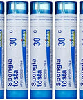Boiron Spongia Tosta 30C (Pack Of 5) Homeopathic Medicine For Croupy Cough