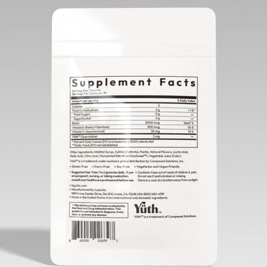 BigVita Yuth Gummy + | Spermidine-Infused Supplement for Glowing Skin, Strong Hair & Nails | Biotin, Vitamin C & Vitamin A for Collagen Support & Cellular Renewal | Anti-Aging Wellness Gummies