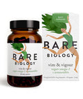 Bare Biology Vim Vigour Vegan Omega 3 Astaxanthin 60 Capsules