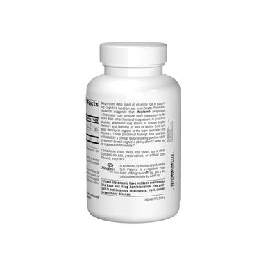 Source s Magtein Magnesium L-Threonate 667mg Supports Focus, Mood, Healthy Memory, Cognitive Function, Sleep - 180 Capsules