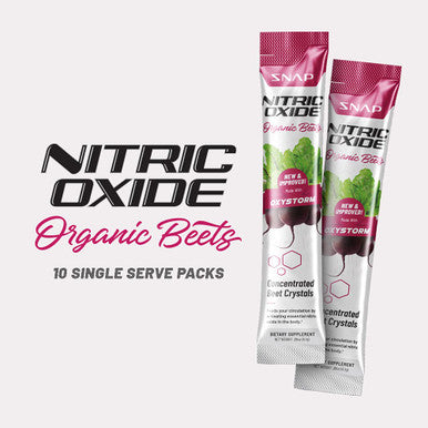 Nitric Oxide Organic Beet Root Powder by Snap Supplements - Convenient Single Serve Packs - Energy On-The-Go, Support Pressure, Circulation Superfood, Heart Health Beets (10 Packs)
