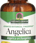 Nature'S Answer Angelica Root 1 Ounce - Organic Low Alcohol Female Wellness Support Gluten- Kosher - Made in USA - Liquid Extract