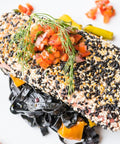 Sadaf Black Sesame Seeds - Sesame Seeds for Cooking and Food Flavoring - Spice Mediterranean Cuisine - Semillas de Ajonjoli - Kosher - 6 Oz Bottle with Shaker Top