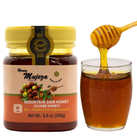 Mujezat Al-Shifa 100% Raw & Pure New Zealand Manuka Honey - MGO 800+ | 20+ Active | Premium Grade UMF Certified Honey 17.6oz / 500g