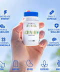 Steel Supplements One+ Once Daily Multivitamin For Men And Women Mineral Supplement For Immunity And Vitality Vitamins A B C D E, Biotin, Spectra, Zinc, Magnesium 30 Day Supply