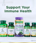 Nature s Bounty Elderberry Gummies Dietary 70 Gummies (Pack Of 3)