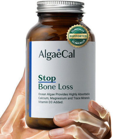 ALGAECAL- Plant Based Calcium Supplement with Vitamin D3 (1000 IU) for Bone Strength Contains 13 Minerals Supporting Bone Health Organic Calcium (750 mg) for Women & Men 90 Veggie Caps Made in USA