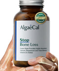 ALGAECAL- Plant Based Calcium Supplement with Vitamin D3 (1000 IU) for Bone Strength Contains 13 Minerals Supporting Bone Health Organic Calcium (750 mg) for Women & Men 90 Veggie Caps Made in USA