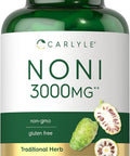 Carlyle Noni Fruit Capsules 3000mg | 240 Count | Non-GMO Gluten | Traditional Herb Supplement