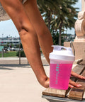 SkinnyFit Super Shaker Bottle 20oz. BPA free with Mixing Grid Technology, Leak Proof, Cup Holder Compatible, Perfect for Pre- and Post-Workout Protein Shakes