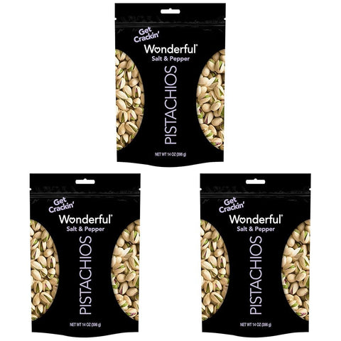 Wonderful Pistachios In Shell, Sweet Chili Flavored Nuts, 14 Ounce Bag, Protein Snacks, Gluten Free, Healthy Snack