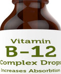 Vitamin B12 Drops. 90 Day Supply. Liquid B12 for Best Absorption - Methylcobalamin B12 Great for Energy. Sublingual B12 Drops