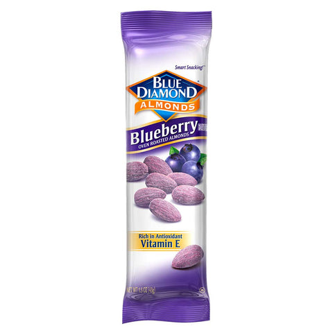 Blue Diamond Almonds, Smokehouse Flavored Snack Nuts, Single Serve Bags (1.5 Oz. Tubes, Pack of 12)