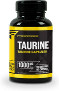 Primaforce Taurine 1000mg Capsules 180 Caps Non-GMO & Gluten Supplement