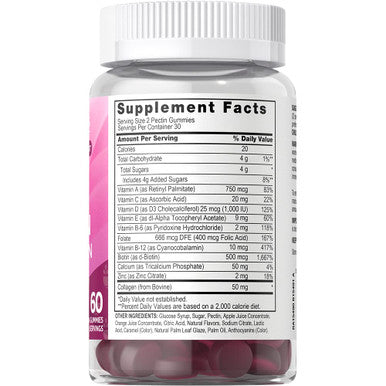 Rite Aid Women'S Multi-Vitamin Collagen Gummies - 60 Gummies, Mixed Berry Flavor, Essential Vitamins For Women