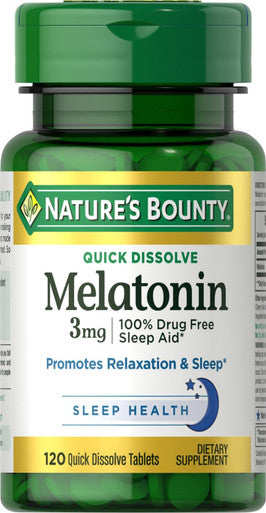 Nature'S Bounty Nature'S Bounty Melatonin 120 Tabs 3 Mg