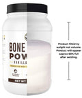 Left Coast Performance Vanilla Bone Broth Protein Powder From Grass Fed Beef - Non-GMO Ingredients Gut-Friendly Low Carb Dairy Free Protein Powder - Natural Collagen Source For Joint Support - Keto Friendly 32oz