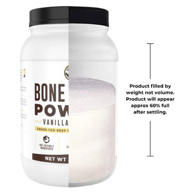 Left Coast Performance Vanilla Bone Broth Protein Powder From Grass Fed Beef - Non-GMO Ingredients Gut-Friendly Low Carb Dairy Free Protein Powder - Natural Collagen Source For Joint Support - Keto Friendly 32oz