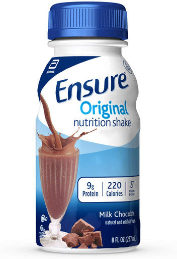 Ensure Original Nutrition Shake with Fiber Milk Chocolate, 8 fl oz 6 Pack