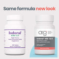 Optimox Iodoral 12.5 mg Supplement - Iodine Supplement, Thyroid Support for Women and Men, Lugol Solution Pills, Potassium Iodide Tablets, Daily Mineral Complex - 180 Count