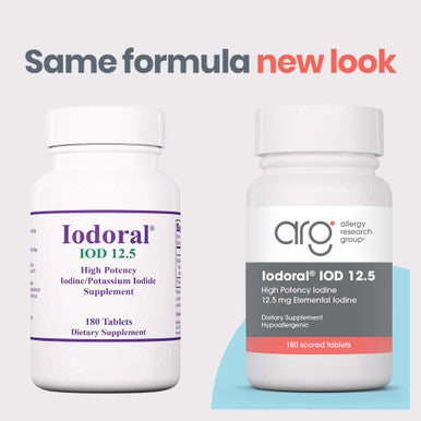 Optimox Iodoral 12.5 mg Supplement - Iodine Supplement, Thyroid Support for Women and Men, Lugol Solution Pills, Potassium Iodide Tablets, Daily Mineral Complex - 180 Count